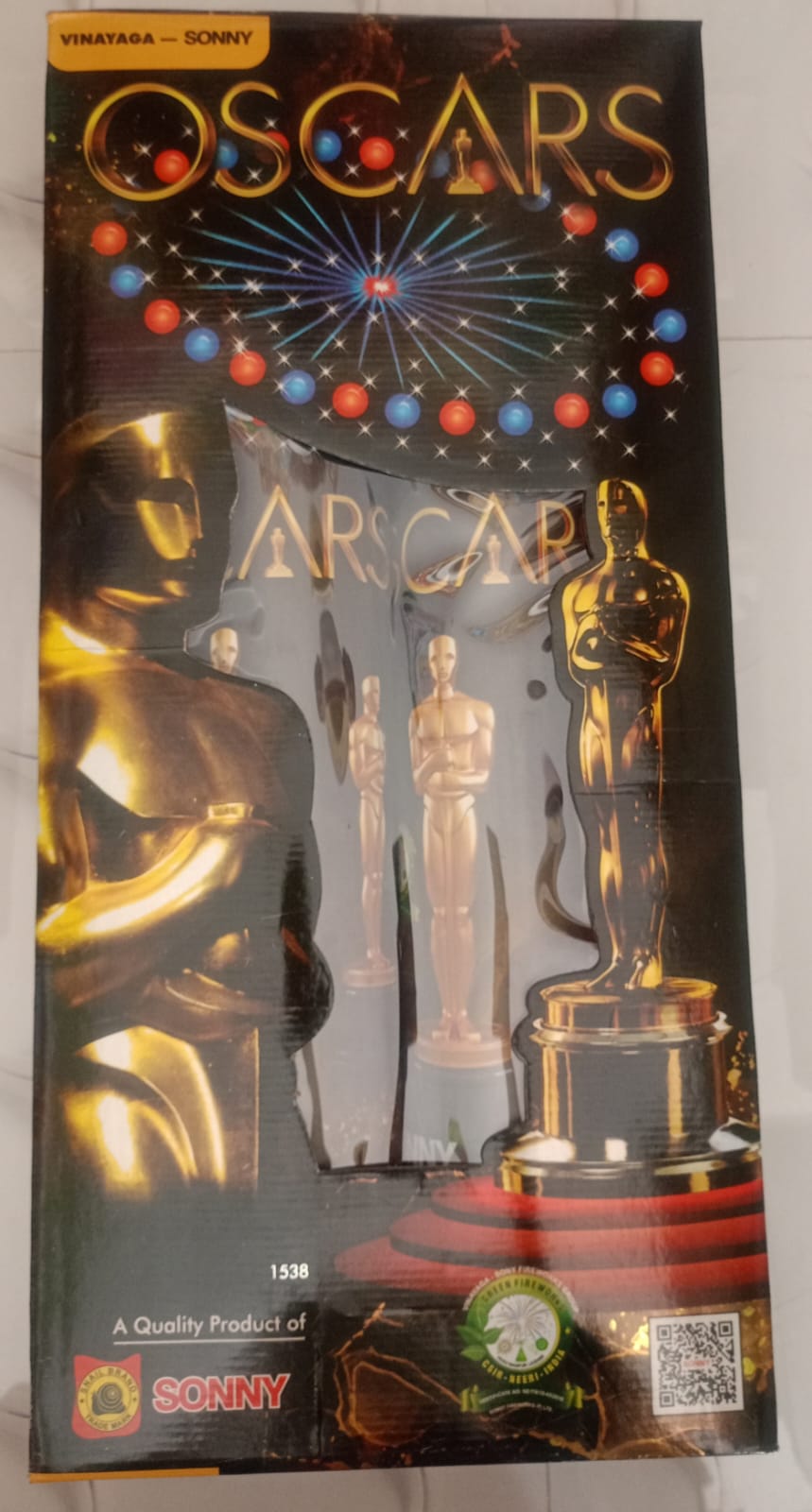 5" Happy New Year Ring Family Oscars (2 Pieces)