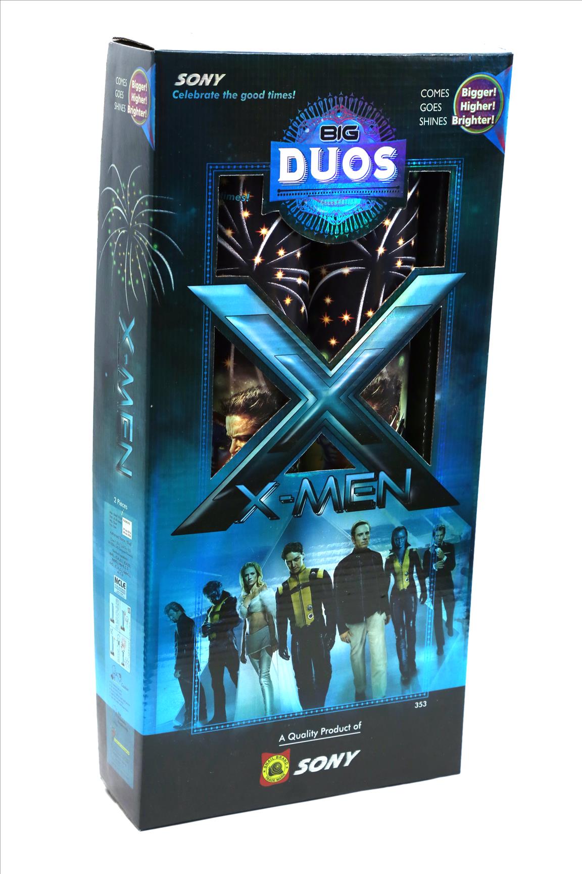 5" Happy New Year Ring Family X-Man (2 Pieces)