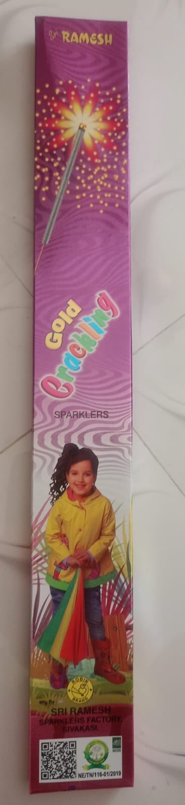 30 cm Gold Crackling (5 Sticks)