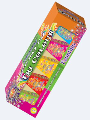 Tri Colour Fountain (5 Pieces)