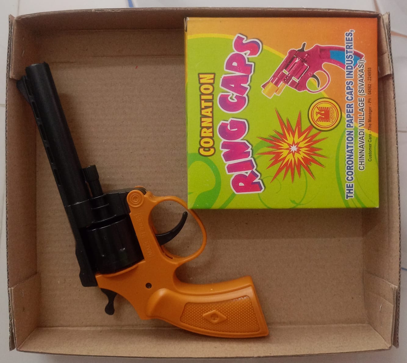 Sonic Toy Pistol for Ring Cap (with 5 Pockets of Ring)