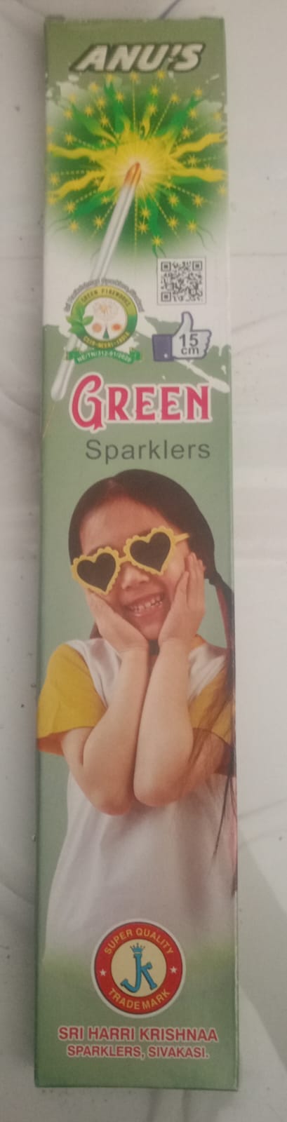 15 cm Green (10 Sticks)